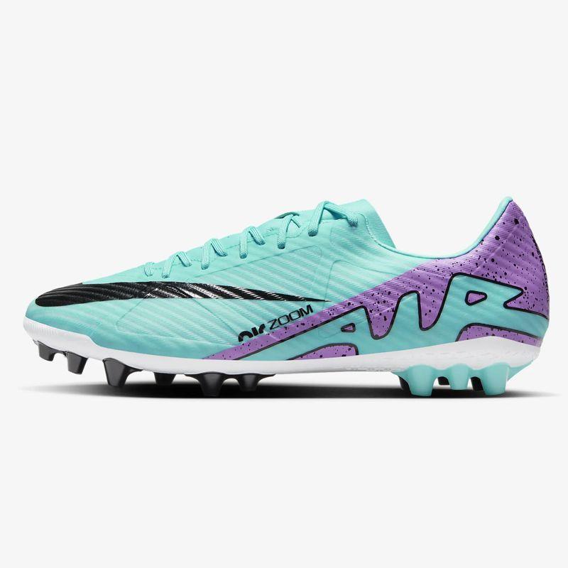 Bota de fútbol NIKE ZOOM VAPOR 15 ACADEMY AG azul y morado DJ5630-300