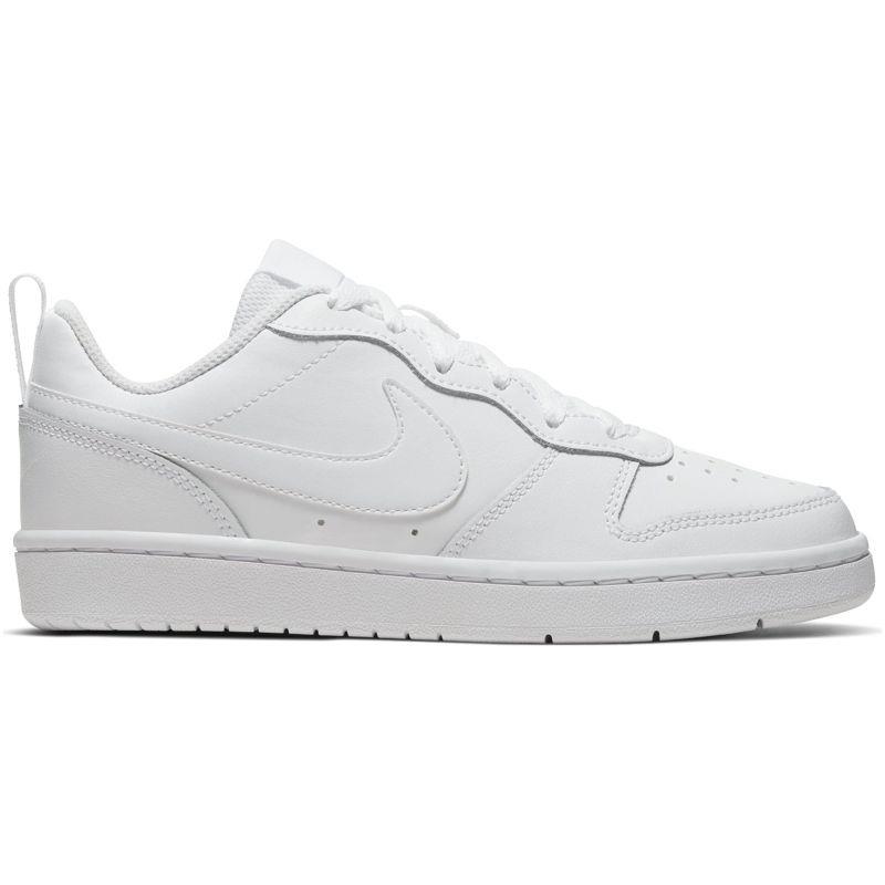 Zapatillas niño-a NIKE COURT BOROUGH LOW blancas BQ5448-100