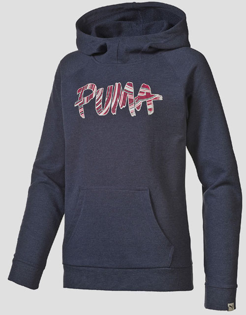 Sudadera de niña PUMA FUN TD marino 836607 06