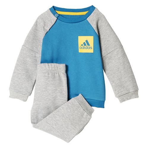 Chandal de bebé ADIDAS SPORT FLEECE azul y gris CE9988