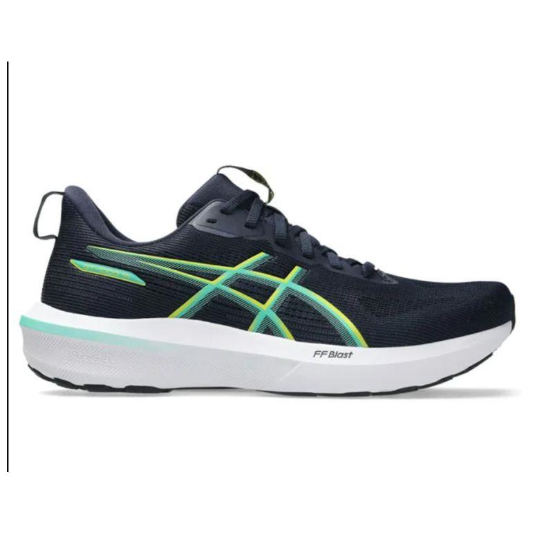 Zapatillas running ASICS GT-1000 14 azul marino y verde 1011C077-401