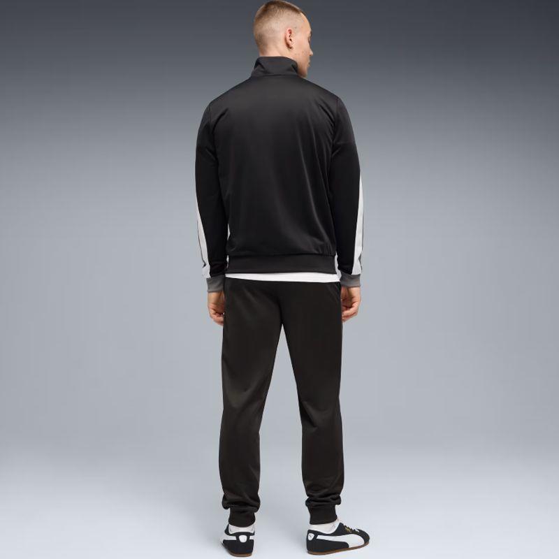 Chándal PUMA ESSENTIAL BLOCK POLY SUIT negro y gris