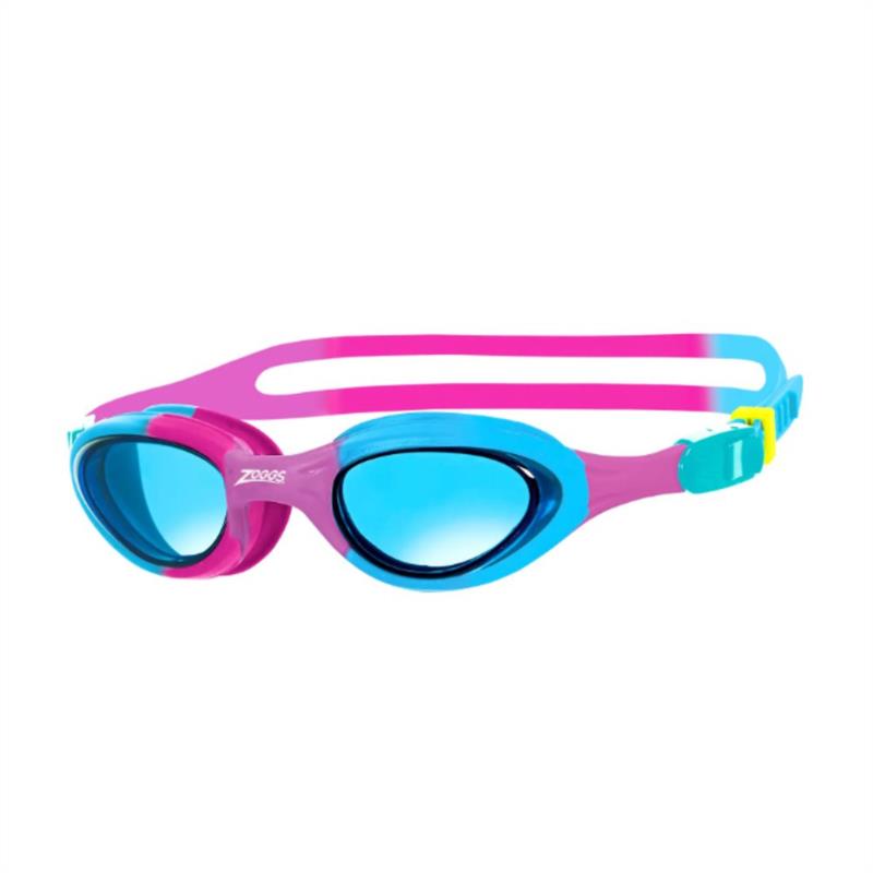 Gafas de piscina para niña ZOGGS SUPER SEAL JR rosa y azul 461327-PKBL-TBL