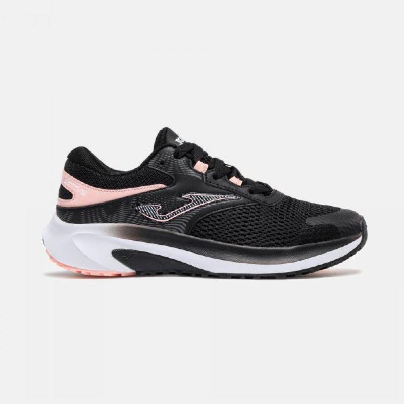 Zapatillas running de mujer JOMA ACTIVE negra y rosa RACTLW2601