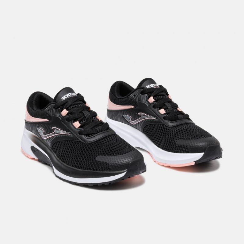 Zapatillas running de mujer JOMA ACTIVE negra y rosa