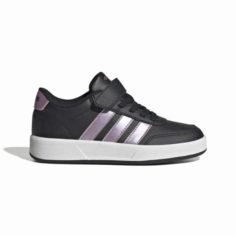 Zapatillas para niña ADIDAS BREAKNET 3.0 negra y lila KJ9526