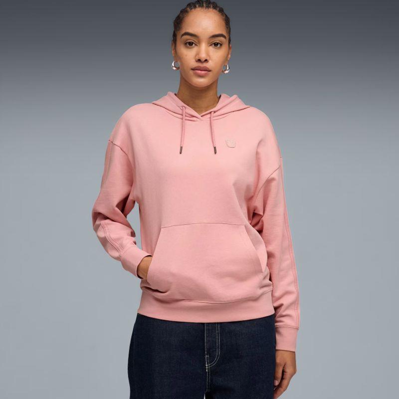 Sudadera con capucha para mujer PUMA ESSENTIALS ELEVATED rosa 691857-26