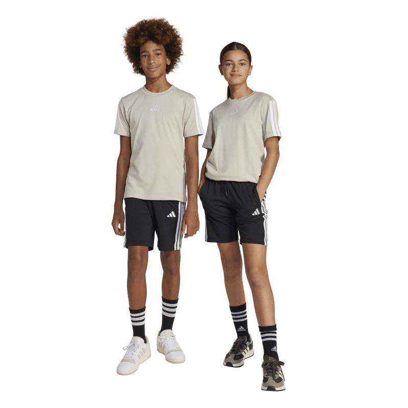 Bermuda para niño ADIDAS ESSENTIALS 3 BANDAS negra y blanca