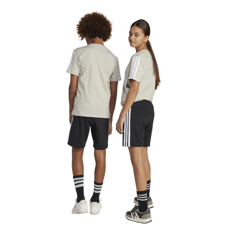Bermuda para niño ADIDAS ESSENTIALS 3 BANDAS negra y blanca