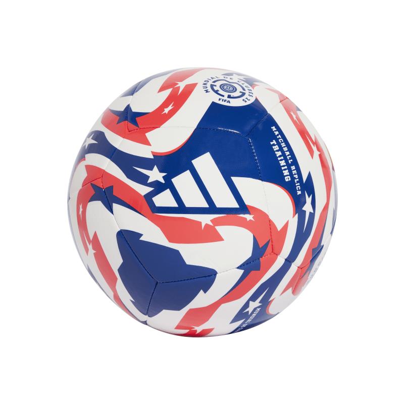 Balón réplica ADIDAS MUNDIAL CLUBS TRAINING blanco, azul y rojo JD3826
