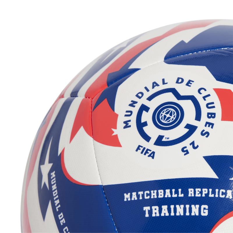 Balón réplica ADIDAS MUNDIAL CLUBS TRAINING blanco, azul y rojo
