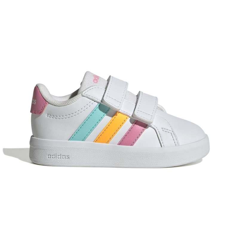 Zapatilla para niña ADIDAS GRAND COURT 3.0 blanca y varios KI6504