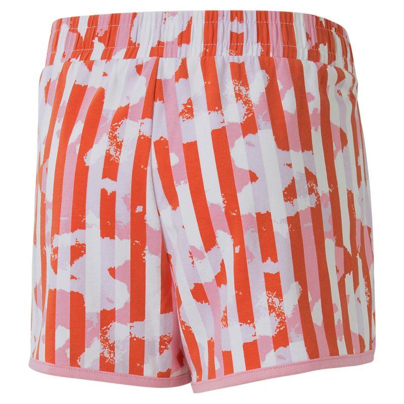 Pantalón corto para niña-o PUMA ALPHA AOP blanco, rosa y varios