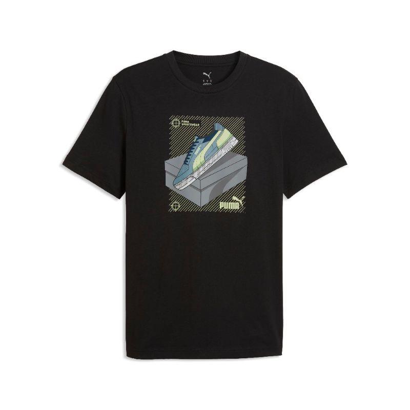 Camiseta manga corta PUMA GRAPHIC TEE negra 691777-01