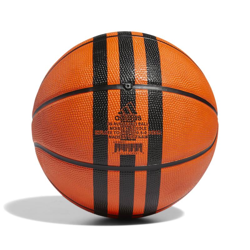 Balón de baloncesto ADIDAS 3S RUBBER X3 naranja y negro