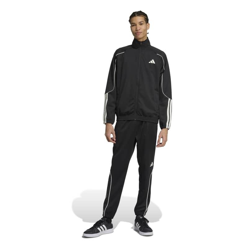 Chándal ADIDAS 3S STADIUM TS negro y blanco JN1817