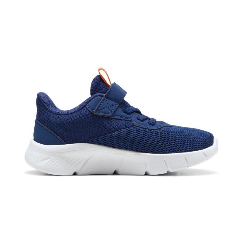 Zapatillas para niño PUMA FLEXFOCUS MODERN azul marino y naranja