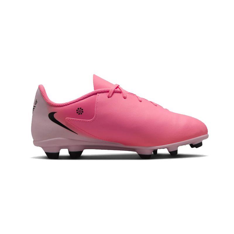 Bota de fútbol multitaco para niño-a NIKE JR PHANTOM GX II CLUB FG/MG rosa y negra