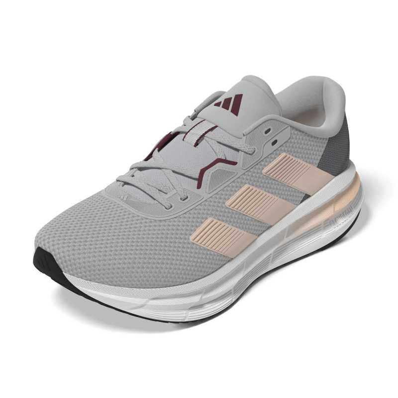 Zapatillas running para mujer ADIDAS GALAXY 7 gris y rosa KJ1808