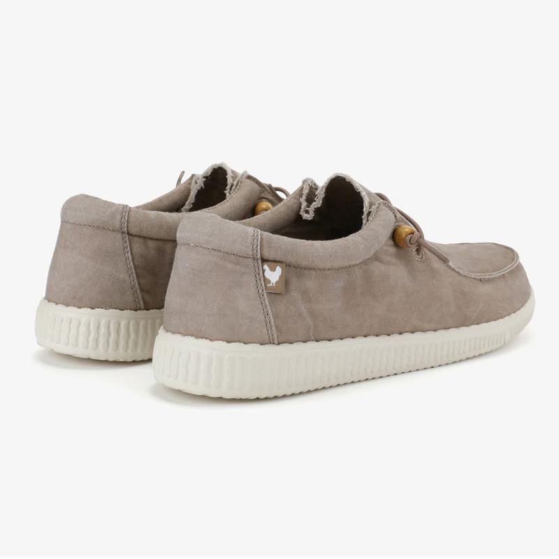 Zapatillas canvas WALK IN PITAS WALLABI WASHED beige