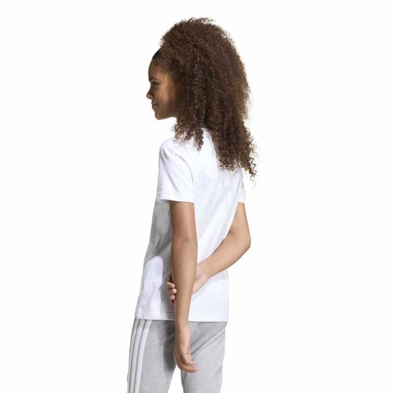 Camiseta manga corta para niña ADIDAS ANIMAL blanca