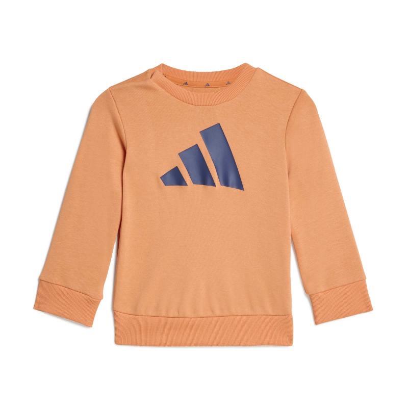 Chándal bebé ADIDAS BL FL JOG 240 naranja y azul marino