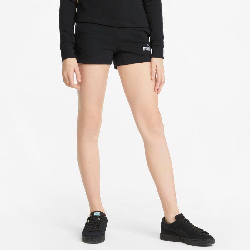 Pantalón corto para niña-o PUMA ESSENTIALS + negro 846963-01