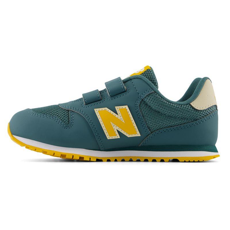 Zapatillas de niño-a NEW BALANCE 500 verde y amarillo