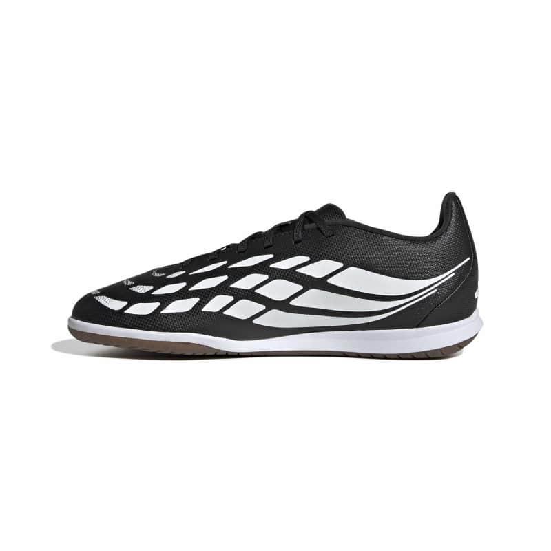 Zapatillas fútbol sala para niño ADIDAS PREDATOR CLUB IN J negra y blanco