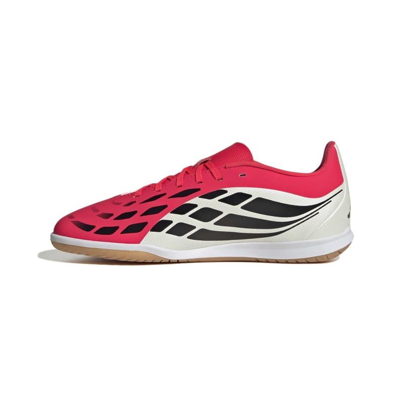 Zapatillas fútbol sala para niño ADIDAS PREDATOR CLUB IN J roja y blanco