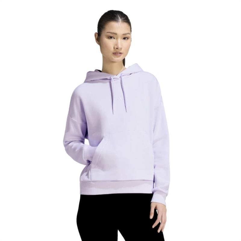 Sudadera con capucha para mujer ADIDAS ESSENTIALS SMALL LOGO lila KX0779