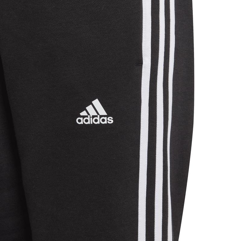 Pantalón largo para niño-a ADIDAS ESSENTIALS 3 STRIPES negro y blanco