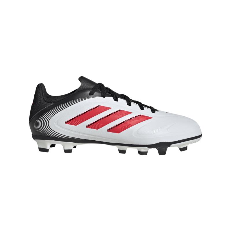 Botas de fútbol multitaco para niño ADIDAS COPA PURE 3 CLUB FG/MG J blanca IE1197