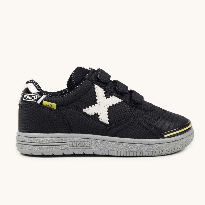 Zapatillas fútbol sala para niño MUNICH G-3 KID VCO negra 1514454