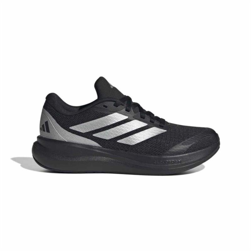Zapatillas running niño ADIDAS RUNFALCON 6 negro y plata KI1788