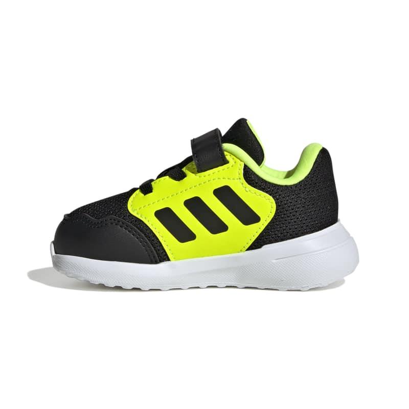 Zapatillas de niño ADIDAS TENSAUR RUN 3.0 negro y amarillo flúor JR6048
