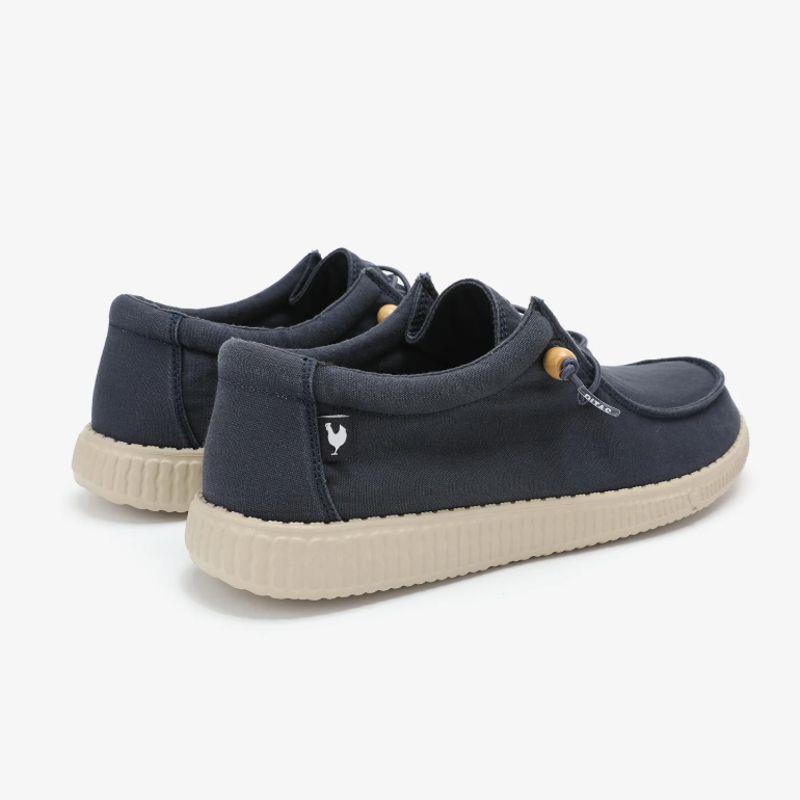 Zapatillas canvas WALK IN PITAS WALLABI WASHED azul marino