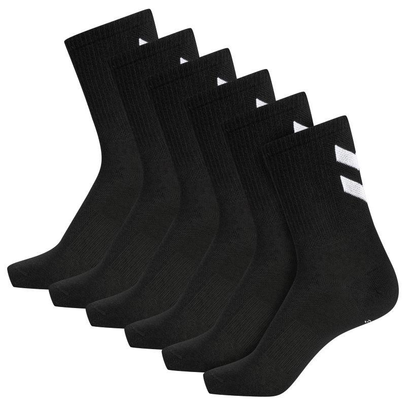 Pack calcetines HUMMEL CHEVRON 6 negros 213254-2001