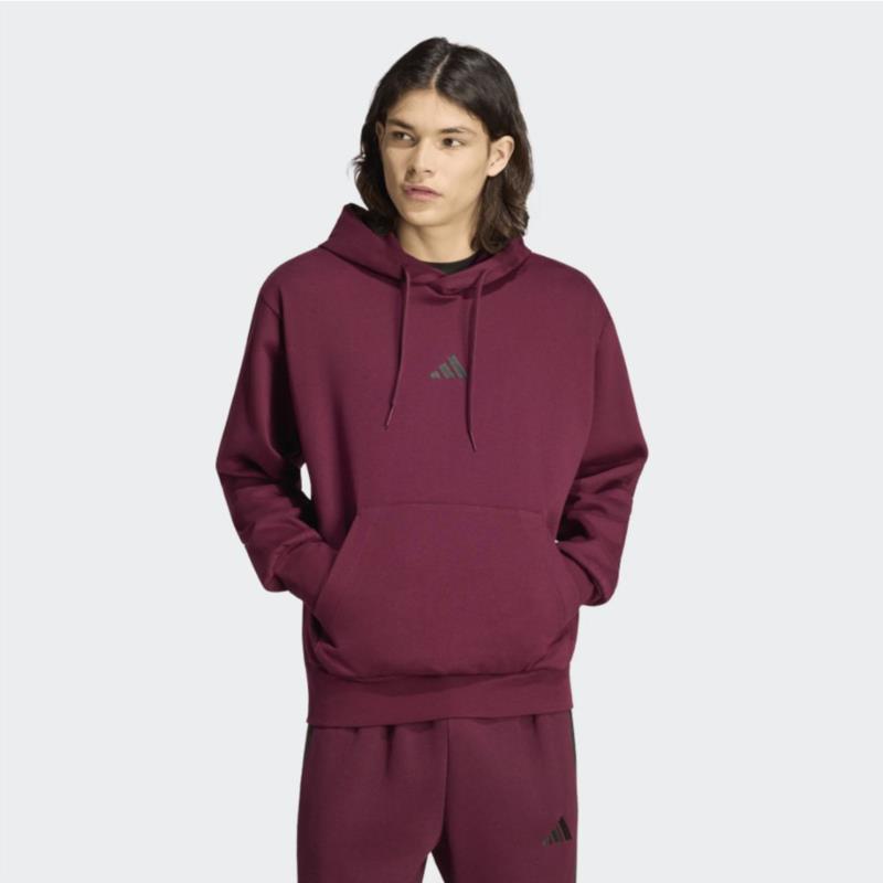 Sudadera con capucha ADIDAS FEELCOZY HD granate KF2362