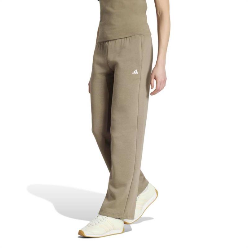 Pantalón largo de mujer ADIDAS ESSENTIALS SMALL LOGO beige KF8423