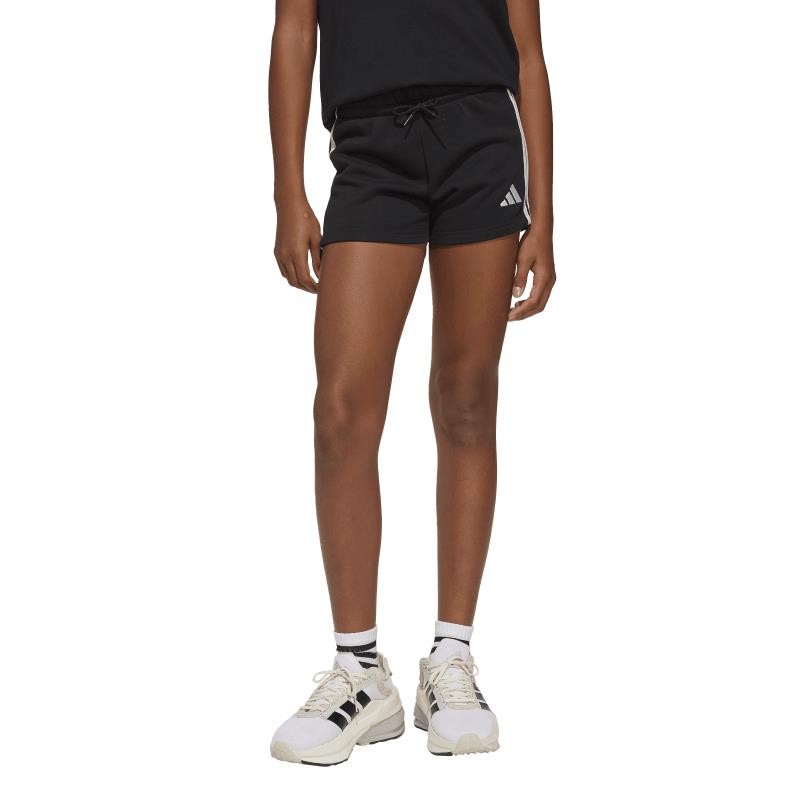 Bermuda para niña ADIDAS ESSENTIALS 3 S negra y blanca JJ3386
