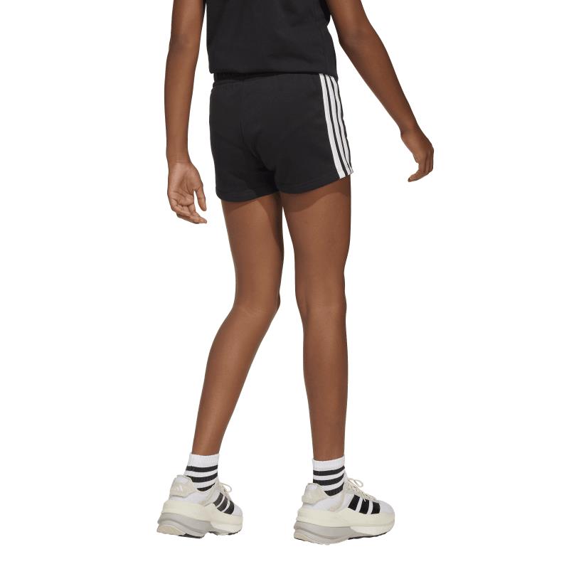 Bermuda para niña ADIDAS ESSENTIALS 3 S negra y blanca