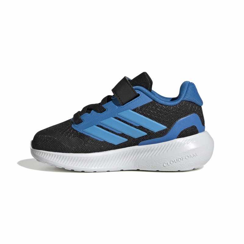 Zapatillas running niño ADIDAS RUNFALCON 5 negro y azul
