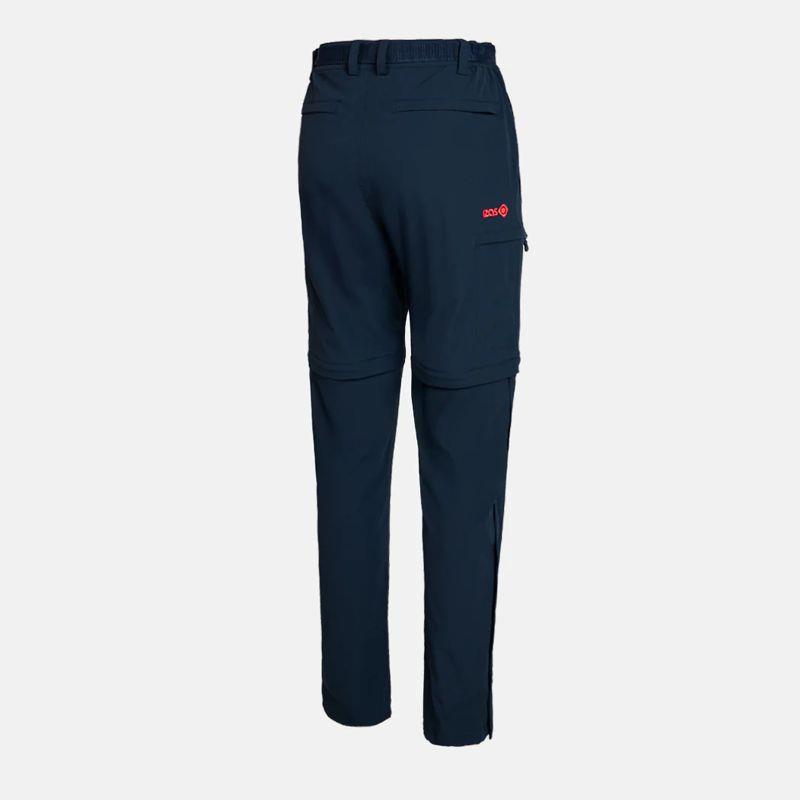 Pantalón trekking desmontable para mujer IZAS azul marino