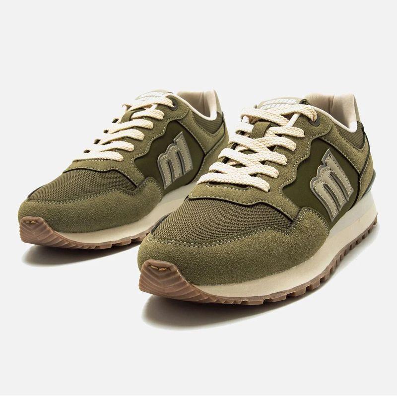 Zapatillas MUSTANG JOGGO TRACK verde kaki