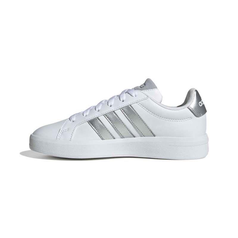 Zapatillas de niña ADIDAS GRAND COURT 3.0 blanco y plata