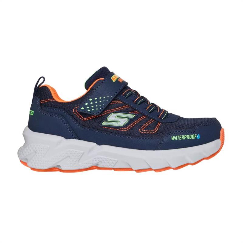 Zapatillas para niño SKECHERS ELITE SPORT TREAD-AQUAVEK azul marino y naranja 406334L/NVOR