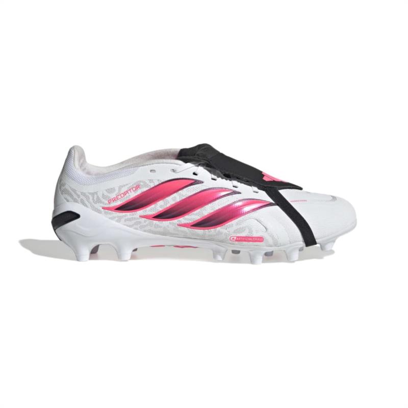 Botas de fútbol multitaco ADIDAS PREDATOR LEAGUE FT AG blanca y rosa IH7164