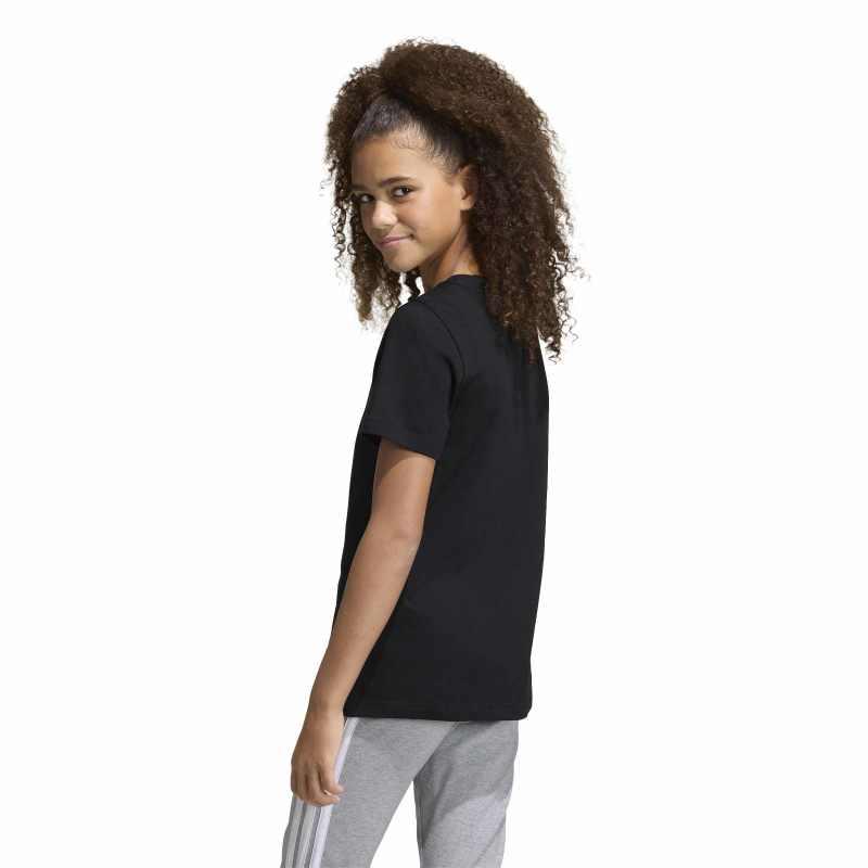 Camiseta manga corta para niña ADIDAS ANIMAL negra