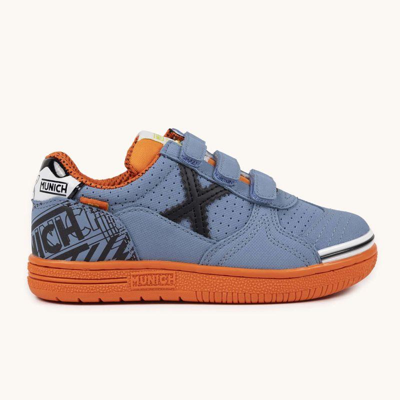 Zapatillas fútbol sala para niño MUNICH G-3 KID VCO azul 1514449